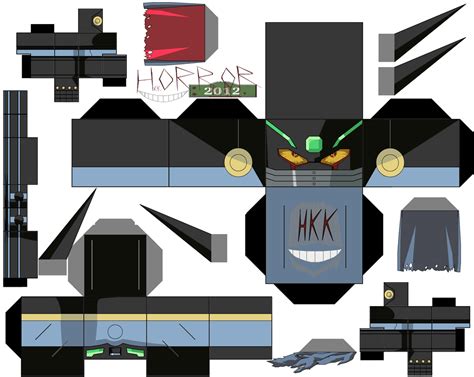 Black Getter From Getter Robo Paper Toy Free Printable Papercraft