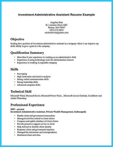 Write your resume for office assistant jobs fast, with expert tips and good this guide will show you: Best Administrative Assistant Resume Sample to Get Job ...