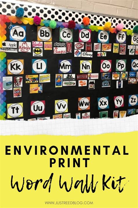 Environmental Print Displays Are Perfect For Preschool And Kindergarten