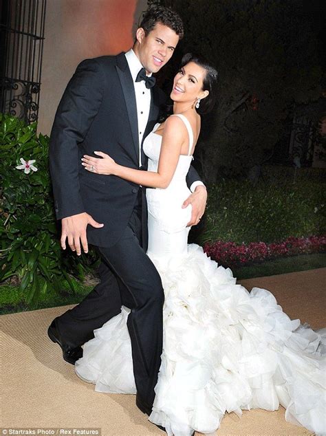 Party Time Kim Kardashian Dons Dress Number Two As Her And New Husband Kris Humphries Head Into