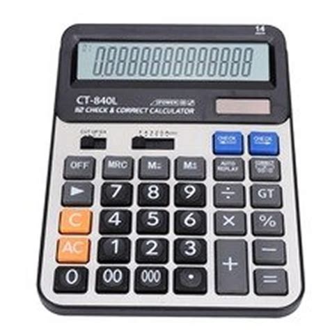Citizen Calculator Ct 840l 14 Digits