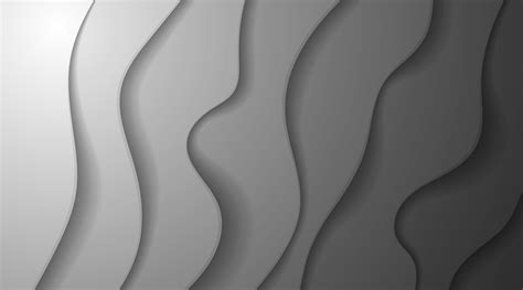 Abstract Gradient Overlapping Curve Layer Gray Background 1181694