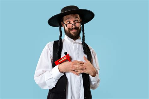 Portrait Of A Young Orthodox Hasdim Jewish Man Stock Photo Download