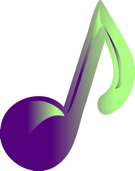 Purple Music Note Clipart Clipart Panda Free Clipart