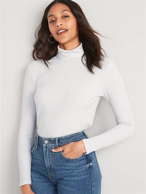 Old Navy Rib Knit Turtleneck Top For Women