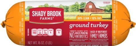 Shady Brook Farms 90 Lean Ground Turkey Roll 1 Lb Kroger