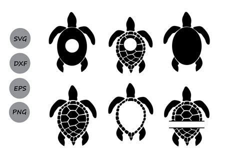 Sea Turtle Monogram SVG, Sea Turtle SVG, Sea Turtle Monogram, Turtle
