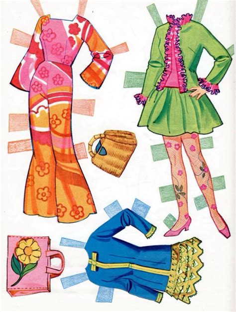 Paper Dolls As Fashion History — Silveragelovechild This Barbie Paper