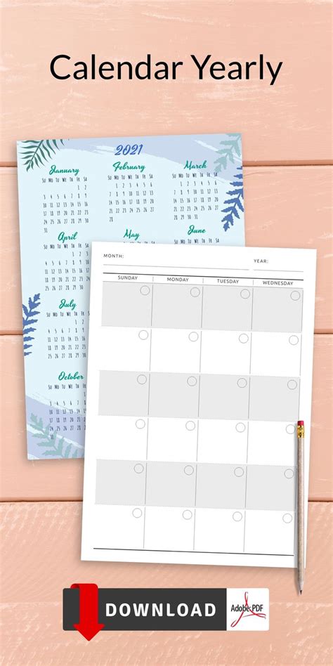 Printable Calendar Monthly 2022 2023 Month On Two Page Etsy Monthly