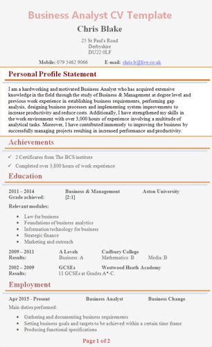 Best Cv Personal Profile Examples Cv Plaza 2022