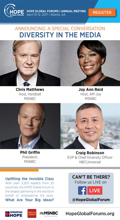 Diversity In Media Msnbc And Nbcuniversal To Lead Discussion At 2017