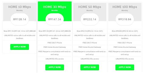 Maxis Fibre Internet Maxis Fibre Package For Home User