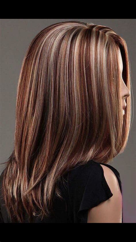 Red and blonde hair color idea #3: Red highlights | Hair color highlights, Beautiful hair