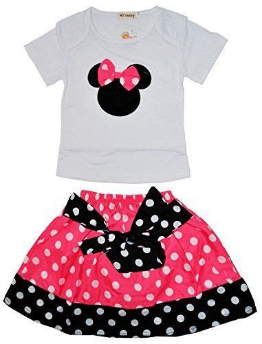 Amazon Com Minnie Mouse Pink Polka Dot Dress Pieces Y Clothing