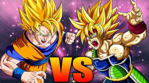 Goku Vs Bardock Combate Padre Vs Hijo Dragon Ball