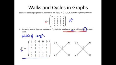 Graph Theory Walks And Paths Youtube