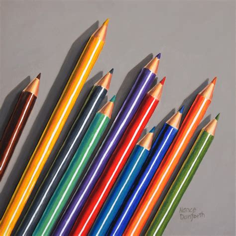 Ten Colored Pencils By Nance Danforth