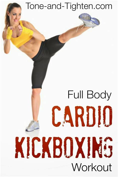 Full Body Cardio Kickboxing Intermediate Workout Kickboxing Workout