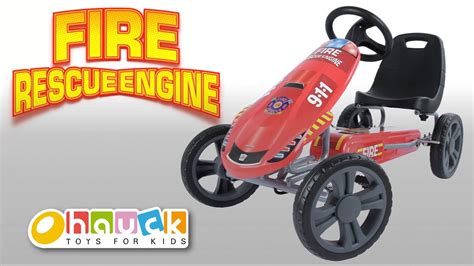 Fire Workers Go Kart By Hauck Toys For Kids Youtube