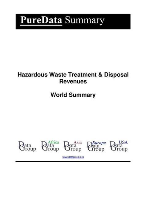 PureData World Summary 2915 Hazardous Waste Treatment Disposal