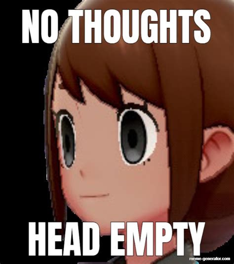 Pokemon No Thoughts Head Empty Know Your Meme