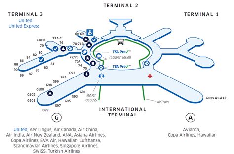 United Airlines Sfo Airport Terminal Map Sexiezpicz Web Porn