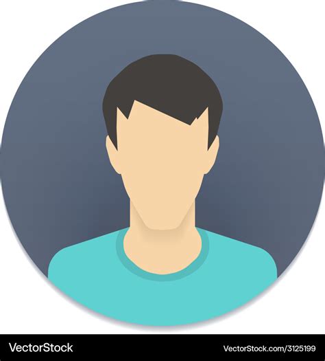 Icon Of User Avatar For Web Site Or Mobile App Vector Image