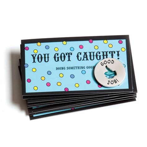 You Got Caught Tokens And Cards Set Of 10 Each