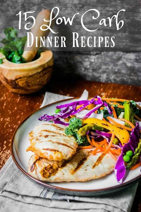 Recipes For 15 Low Carb Dinners Midlife Healthy Living