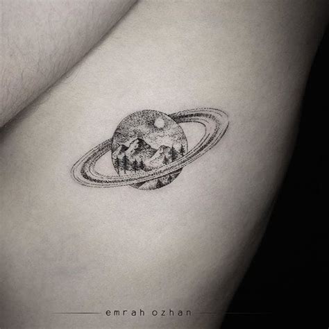 Значение тату планеты сатурн фото тату Сатурн Tattoo Saturn