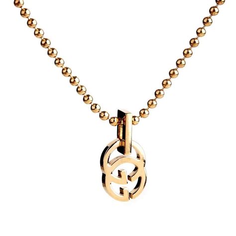 Gucci Running G Gold Necklace For Sale At 1stdibs