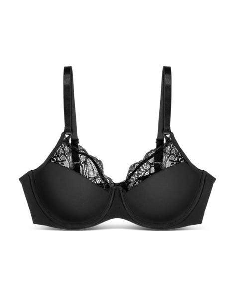 Wacoal Lace Impression Full Coverage Underwire Bra In Black Lyst