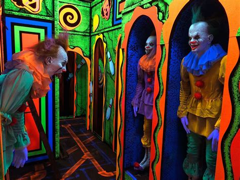 Paint Cardboard To Look Like Clown Images Inside A Funhouse Mirror