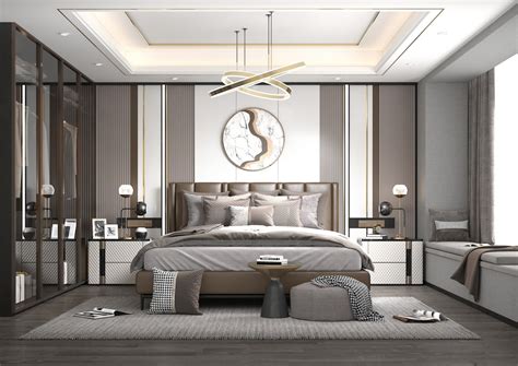Modern Bedroom Interior Scene 7 3d Models In Bedroom 3dexport