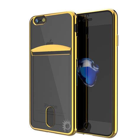 Cases for your phones made with love by jelly cases. iPhone 8+ Plus Case, PUNKCASE® LUCID Gold Series | Card Slot | SHIELD