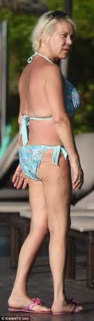 Tina Malone Displays Her Trimmed Down Physique In Bikini Daily Mail