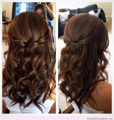 Wedding reception hairstyles for curly hair | hairstyles image source : Get this - Wedding Hairstyles Down For Medium Length Hair ...