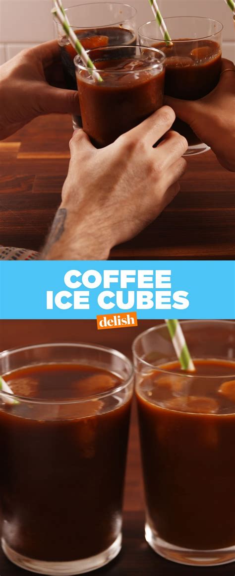 Coffee Ice Cubes Recipe Coffee Ice Cubes Coffee Ice Cubes Recipe