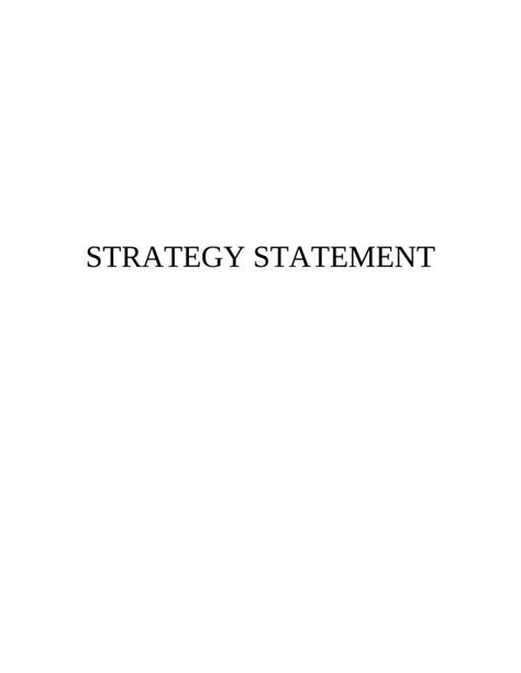 Strategy Statement For Airbnb Objective Scope And Advantage