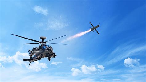 Apache Helicopter Fires Two Spike Nlos Missiles Will Start Using Them
