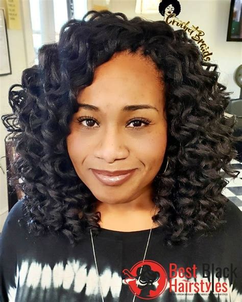 A Curly Miracle Of Black Women Crochet Hair Styles Freetress Curly