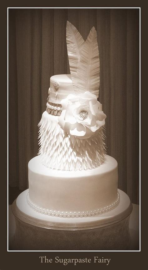 1920 S Style Wedding Cake Decorated Cake By The Cakesdecor