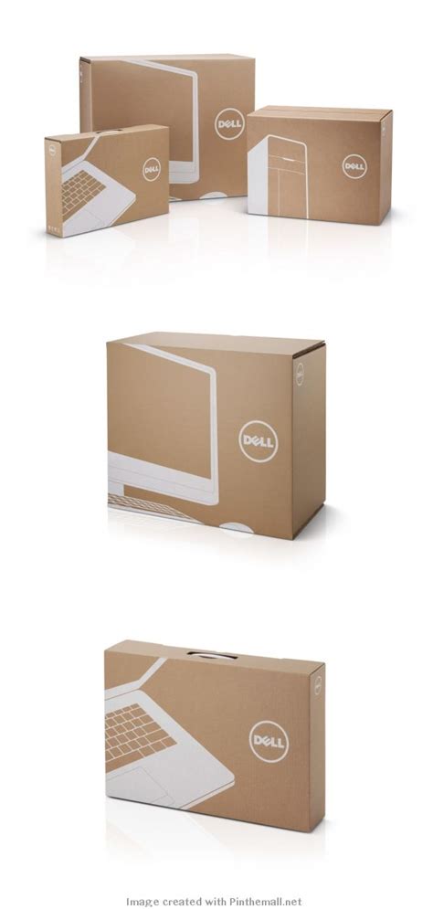 Dell Unveils Kraft Packaging Box Bag Packaging Kraft Packaging Simple