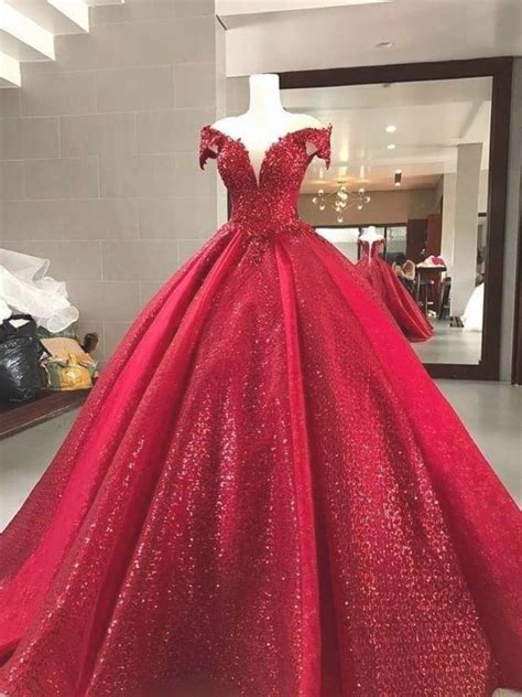 Red Ball Gowns Prom Dresses Ball Gown Gowns Dresses Dresses 2020 Red 15 Dresses Quinceanera