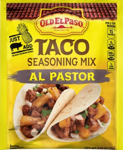Old El Paso Al Pastor Taco Seasoning 085 Oz Smiths Food And Drug