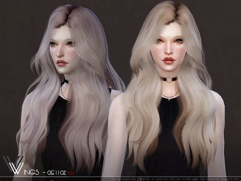 Sims 4 Hairs ~ The Sims Resource Wings Oe1102 Hair