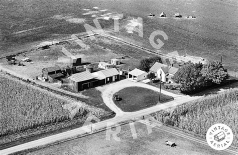 Vintage Aerial Ohio Greene County 1964 27 Sgr 31