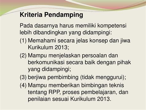 Ppt Pendampingan Implementasi Kurikulum 2013 Sekolah Menengah