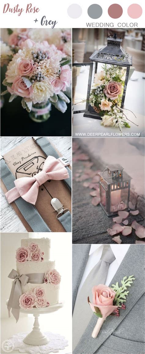 Top 6 Dusty Rose Wedding Color Palette Inspiration 2024