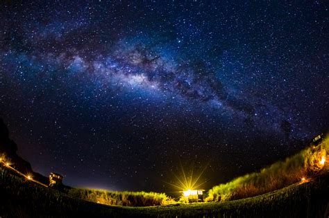 Starry Sky Night Sky Wallpaper Hd Nature 4k Wallpapers Images And